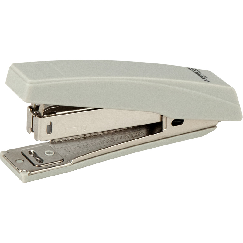 Степлер канцелярський №10/5 Axent Delta D4219-03, пластиковий, 10 аркушів, сірий